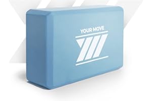 Mattoncino YM BLOCK (1 o 2 Pezzi), Diversi Colori, Accessorio Yoga in Schiuma Eva HD, Leggero e Resistente, Esercizi Equilibrio e Flessibilità, Meditazione, Pilates