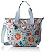 Produktbild Oilily Damen Groovy Sunflower Handbag MHz Henkeltasche, Blau (Light Blue), 15x25x33 cm