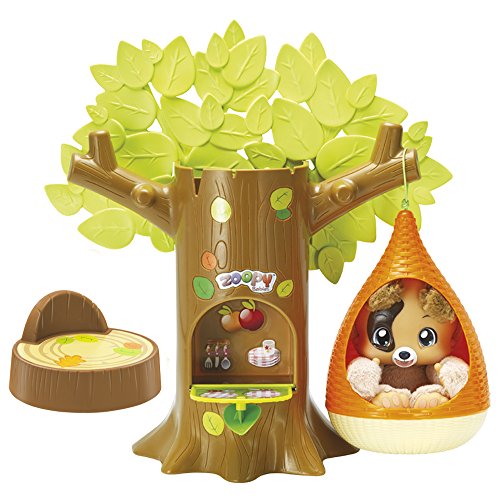ColorBaby - Zoopy Baby Perrito y casa de árbol, color marrón claro (43907)
