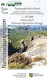 Image de Nationalpark Sächsisch-Böhmische Schweiz: Nationalparkkarte / Wanderkarte 1:25 000, Ausgabe mit Wa