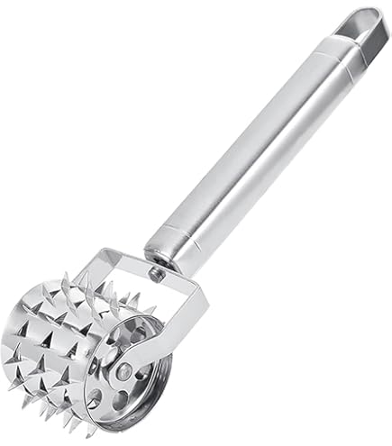 Edelstahl Fleischzartmacher Mit 48 Nadeln - Professioneller Meat Tenderizer Für Steak, Huhn & Schwein