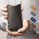 Microsoft Lumia 650 Dual SIM 550 950 XL 430 640 LTE 532 540 435 535 Leder Etui Hülle Tasche Cover Case personalisiert durch Prägung mit ihrem Namen