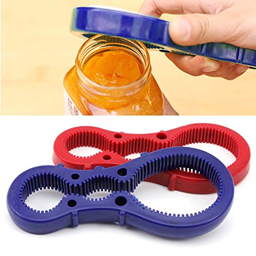 MMRM Handlicher Gummi Gläser Kanisterflasche Deckel Zinn zufällige Farbe