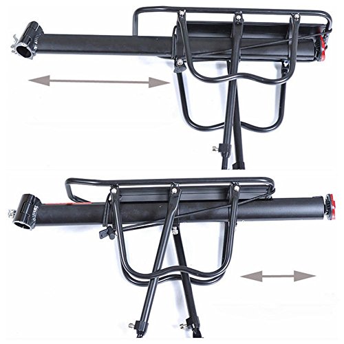 Fahrrad Gepäckträger Sattelstütz Für Fahrrad Mountainbike MTB Aluminium Fahrrad-Gepäckträger Hinten mit Reflektor - 4