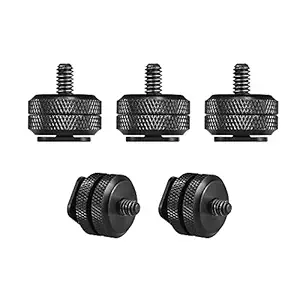 Homgeel 5pcs Camera Hot Shoe Mount to 1/4