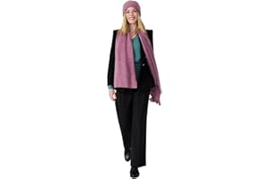 Style & Republic Damen Kaschmir Schal aus 100% Cashmere - dein kuscheliger Premium Strick-Schal für stilvolle Herbst- & Winter-Momente, ideale Größe 52 cm x 172 cm