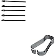 Peixiong 5 Pack Black Tab S7 FE S Pen Nibs Replacement Compatible with Samsung Galaxy Tab S7 FE S Pen Tips Replacement + 1 Tweezer