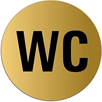 Targhette Push Pull Autoadesive - Set Di 2 In Alluminio Dorato, Ø75mm, Per Porte - Foto 4