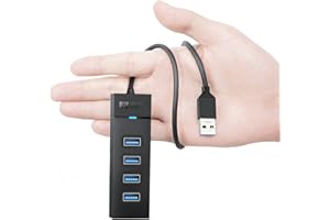 SAN ZANG MASTER Hub USB 3.0, 4 Porte Hub USB, usb hub da 5 Gbit/s senza latenza, sdoppiatore usb extra leggero super veloce, adatto per PS5,MacBook Pro/Air, Computer Desktop