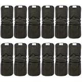 Alva Baby 5-Layer Charcoal Bamboo Inserts Reusable Liners for Cloth Diapers with Gussets 12PCS 12FLN-EU