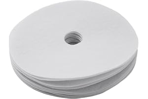 YUETTYY Filtr do suszarki bębnowej, do uniwersalnego filtra wylotowego suszarki do tkanin, wlot powietrza do suszarki do ubrań, opakowanie 10/20 235 x 33 mm, biały (10 sztuk)