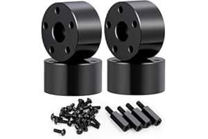 MOHERO 4Pcs Extend 19mm Front Wheel Hex Adapter Wheel Wideners for 1/10 Ta-mi-ya Clod Buster Upgrade Part