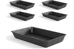 etree Heavy Duty Seed or Gravel Trays - Pack of 5 Medium - 42cm