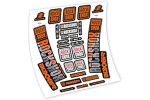 VINILOSBICI Adesivi compatibili Forcella Rock Shox Boxxer Vinile Adesivo