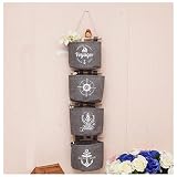 Fieans Wand haengenden/Navy Wind Hanging Storage Bag/Haengende Kombination/Wand Haengenden Tasche Wand Utensilo Wandaufbewahrung Tasche-Grau