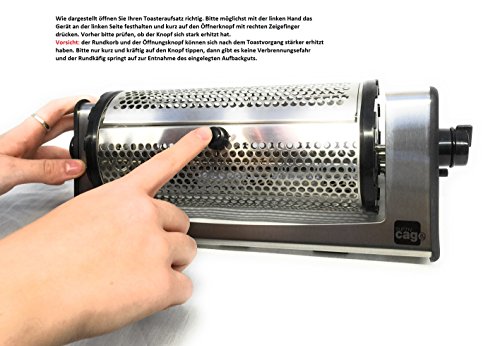 Sunny Cage® Rotierender Toasteraufsatz Brötchenaufsatz - 3