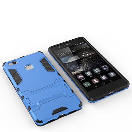 Huawei P9 Lite Funda  Pasonomi    Ultra Delgada   Outdoor  Armor Case con Soporte Carcasa para Huawei P9 Lite  Azul 