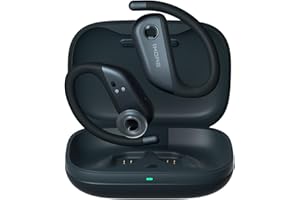 1MORE Fit Open Earbuds S50 Open-Ear Wireless Earbuds with Bluetooth 5.3, Long Battery Life Up to 38 Hours, IPX7 Water Resistance and Comfortable Fit for Running, Working Out & Even Everyday Use - Grey