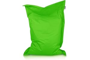 ‎BUBIBAG BuBiBag XXL Sitzsack, Outdoor Sitzsäcke für Kinder und Erwachsene, Bodenkissen Beanbag Fatboy wetterfest (Apfelgrün 210x130cm)