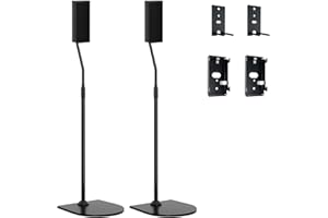 MAOZHREN Soporte UFS-20 de altura ajustable para altavoces Bose, con soporte de conexión deslizante, para altavoces Bose Surround, Surround 700, OmniJewel Lifestyle 650, CineMate GS Series II, para soporte de