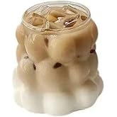 Borosilikat Cam &Uuml;z&uuml;m Bubble Şekilli Bardak, 300 ml, Şeffaf Cam, Makinede Yıkanabilir, Latte ve Meşrubat i&ccedil;in, 1 Adet - 2431
