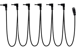 Security-01 Kabel rozdzielacza do pedałów gitarowych 9 V, 6 Way Daisy Chain, do efektów gitarowych
