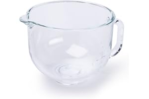 Kenwood KXT754GL Ciotola in vetro per Impastatrice Planetaria kMix, Capacità 5L