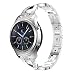 Produktbild Javpoo Zubehör Bänder kompatibel Samsung Gear S3, Crystal Strass Edelstahl Watch Band Gurt Ersatz Armbänder kompatibel Samsung Gear S3 Smartwatch