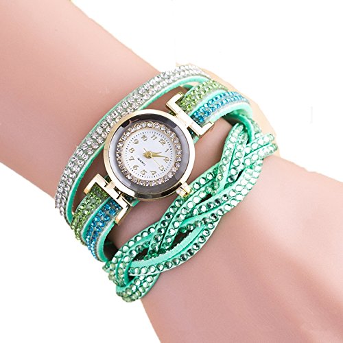 SSITG Wickeluhr Uhr Damenuhr Armbanduhr Mädchen Wickelarmband goldf. Strass SSITG Wickeluhr Uhr Damenuhr Armbanduhr Mädchen Wickelarmband goldf. Strass