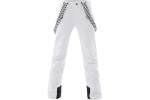 ALSOGO Skihose Damen wasserdichte Professionelle Schneehose Winddichte Hosenträgerhose Winter Outdoor Regenhose Warme Wanderhose Snowboard Softshellhose mit abnehmbaren Trägern Overall & Schneefang