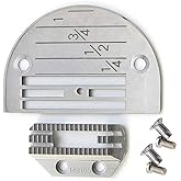 Bhavya Enterprises Tailor E12 Feed Dog, Needle Plate and Bolt Set for Tailoring Sewing Machine Parts Kit