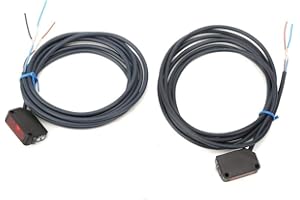 WANDISY Uscita NPN interruttore sensore a infrarossi 12-24V DC E3Z-T61 per apparecchiature automatiche, Uscita interruttore NPN interruttore sensore fotoelettrico IR 12-24V CC E3Z-T61