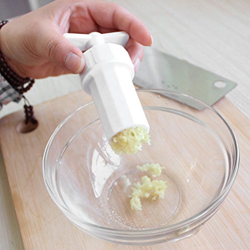 BESTOMZ Knoblauchpresse Garlic Press Knoblauch Crusher - 5
