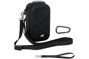 JJC Étui de transport rigide résistant aux chocs pour appareil photo OM-System Olympus Tough TG-7 TG-6 TG-5 TG-4 TG-3 TG-2 TG-1, RICOH GR3 CANON G7X SONY RX100 series, remplace la coque rigide Olympus