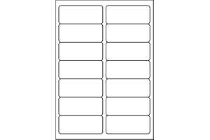 SmithPackaging A4 Self Adhesive Address Labels, 14 Labels Per Sheet, 20 Sheets, 99.1 x 38.1mm, 280 Labels