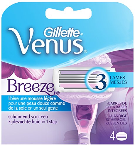 Venus Gillette Breeze Razor Blades, Pack of 4