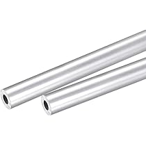 2 Stück 6063 Aluminium Rohr 300mm | 16mm Außen- 10mm Innendurchmesser | Nahtlose Rundrohre
