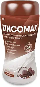 Zincomax Nutritional Suppliment | Chocolate Flavour | Nutrition Powder | Best for building Strength and Enhance Iimmunity | For Entire Family | 200 gm Jar Pack of 1