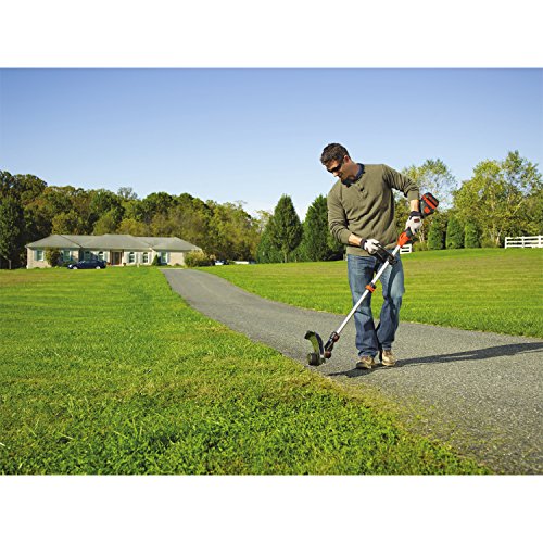 Black+Decker 36V Li-Ion Akku-Rasentrimmer Motorsense Rasenkantenschneider mit AFS Reflex, Akku und Ladegerät, 33cm Schnittbreite, STB3620L, schwarz orange - 10