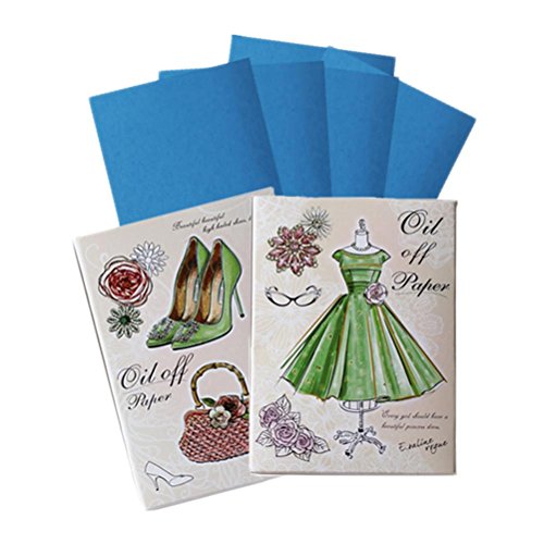 Velishy(TM) Lady Makeup Facial Oil Blotting Paper 80 Sheets