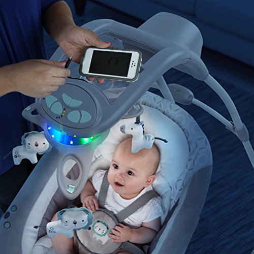 Ingenuity 10076 InLighten Cradling Swing and Rocker – Orson - 6