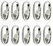 Produktbild IPRIME 10x 1 Meter USB Kabel Ladekabel Datenkabel kompatibel mit iPhone 7 Plus, 6 6s Plus, 5/5s/5c, iPad Pro, 4, Air 1/2, Mini 1-4 in Weiß - 1m