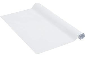 Venilia Film pour tableau blanc | Film pour tableau Tableau Rouleau Blanc | 67,5cm x 1,5m, Épaisseur 150μ | Feuille de papier autocollant | sans phtalates | Fabriqué en UE