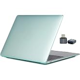 McStorey MacBook Air 13 İn&ccedil; Kılıf Mint Yeşili Kristal Parlak Şeffaf Koruyucu Sert Kapak A2337 M1 2020 A2179 2020 A1932 2018-2