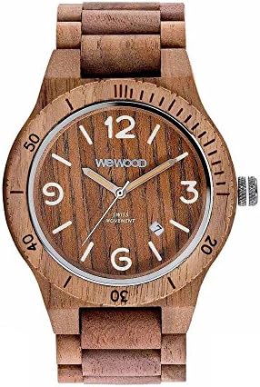 Mens Analogue Quartz Watch with Wood Strap WW08009