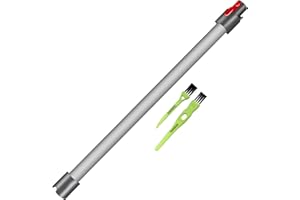 Italdos Verlängerungsrohr Teleskoprohr Rohr Kompatibel für Dyson V7 V8 V10 V11 V15 Länge 73 cm Schnellverschluss Anschluss - Grau