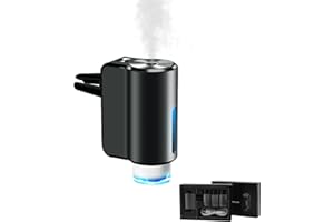 NOAYA Smart Car Air Freshener - 3 Modes Car Diffuser Air Freshener with 3 Pcs Essential Oil, Rechargeable Wireless Vent Air Fresheners, Fragrance Diffuser Perfume Essentials for Cars Air Outlet