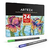 Superfinos, Superfuertes - Los fineliners Arteza Inkonic tienen punta ultrafina de 0,4 mm, revestida de metal para una mayor precisión y resistencia. Ideal para dibujar al detalle y con plantillas.