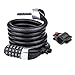 Price comparison product image Blusmart High Quality Bike Lock with 5-Digit Resettable Number, 180cm/12mm Heavy Duty Chain Lock, Combination Cable Lock For Bicycle, Scooter, Grills & Other Items That Need To Be Secured