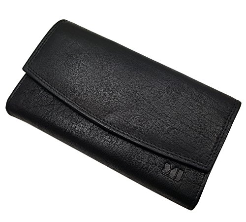 Preisvergleich Produktbild myledershop Echt Büffelleder Kellnerbörse MJ-Design-Germany in Schwarz